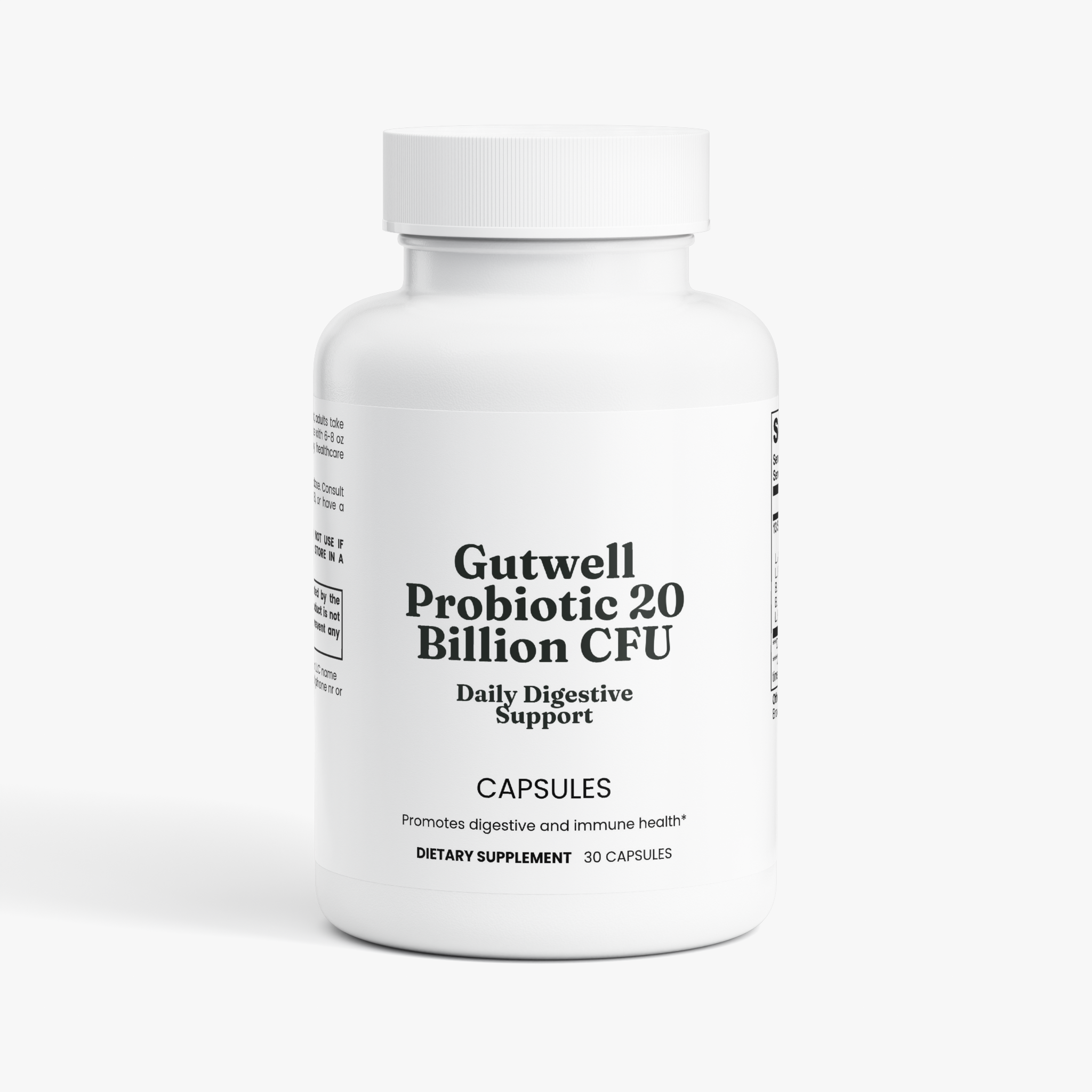 Gutwell Probiotic 20 Billion CFU — Daily Digestive Support