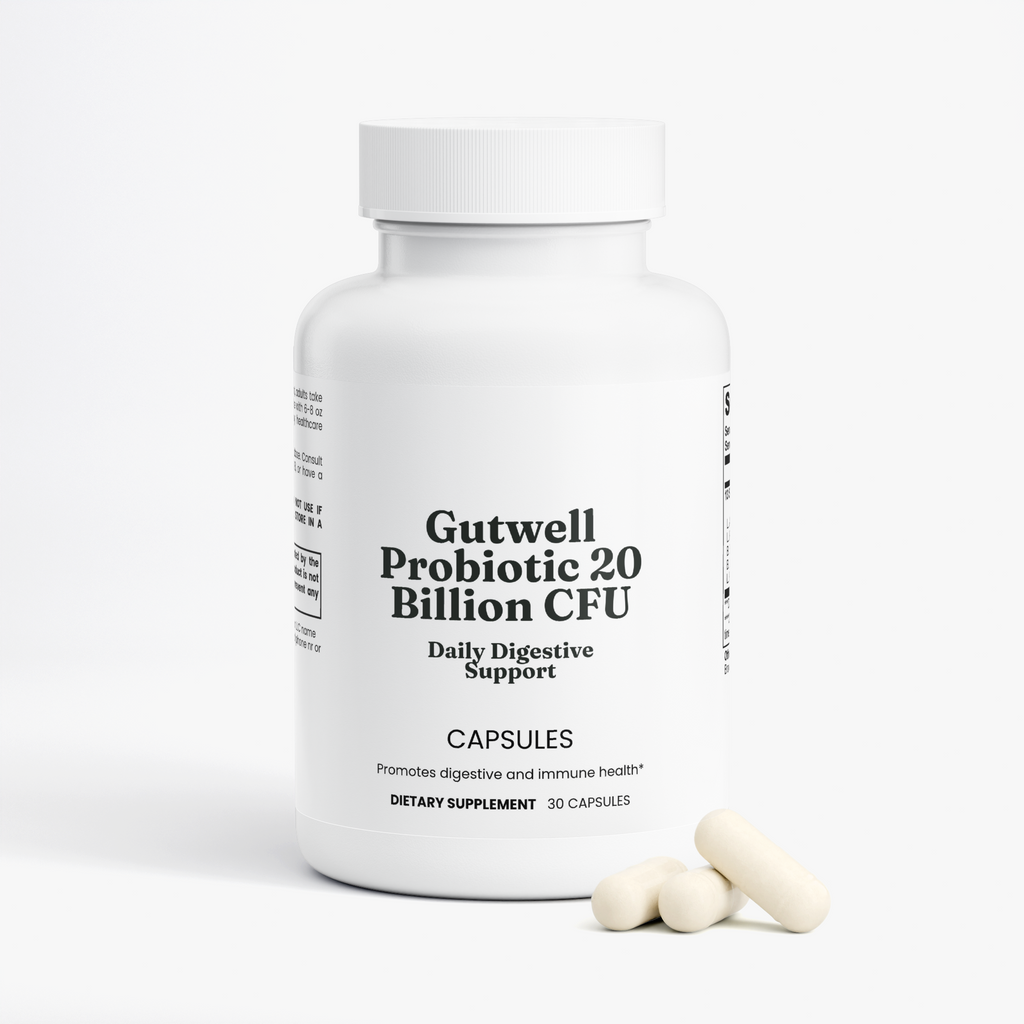 Gutwell Probiotic 20 Billion CFU — Daily Digestive Support
