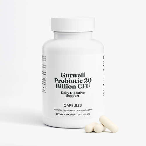 Gutwell Probiotic 20 Billion CFU — Daily Digestive Support