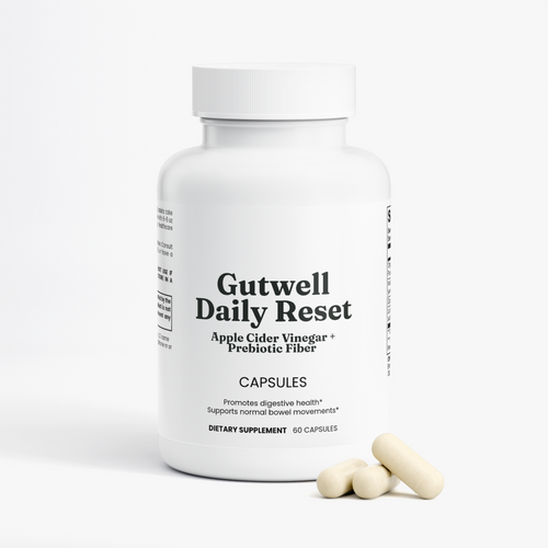 Gutwell Daily Reset — Apple Cider Vinegar + Prebiotic Fiber Capsules