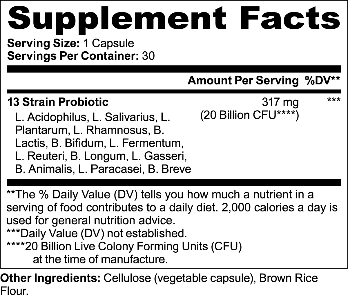 Gutwell Probiotic 20 Billion CFU — Daily Digestive Support