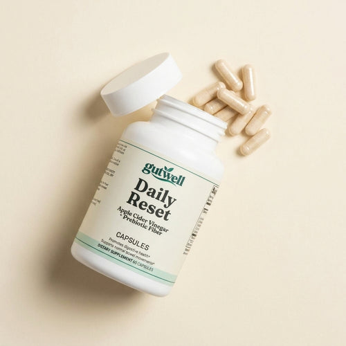 Gutwell Daily Reset — Apple Cider Vinegar + Prebiotic Fiber Capsules