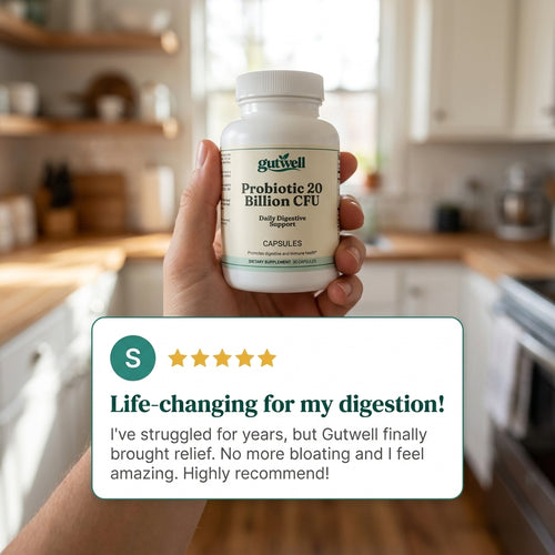 Gutwell Probiotic 20 Billion CFU — Daily Digestive Support
